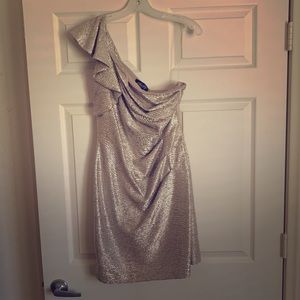 One shoulder special occasion dress